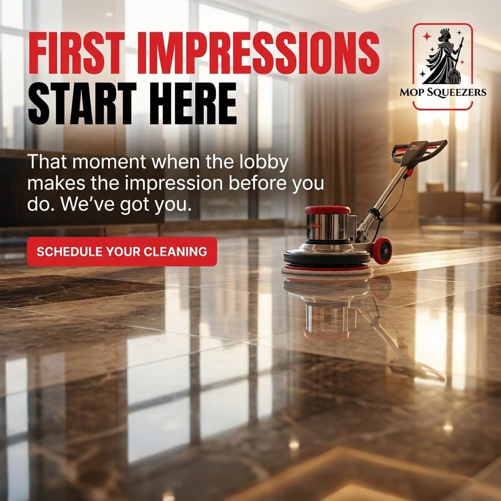 Lobby First Impression Commercial Cleaning