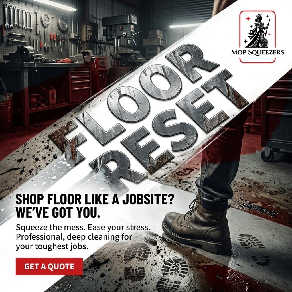 Commercial Shop Floor Cleaning