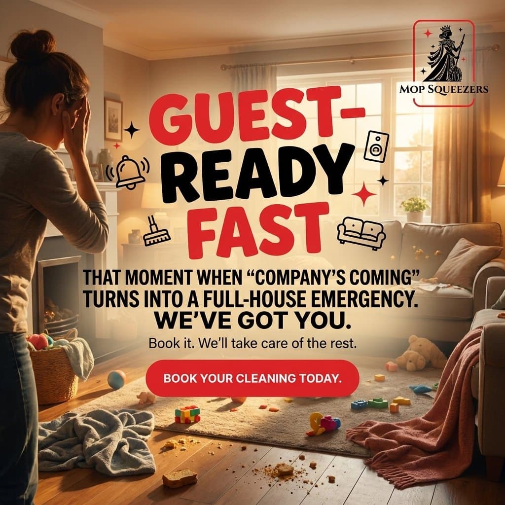Last Minute Emergency Cleaning For Guests